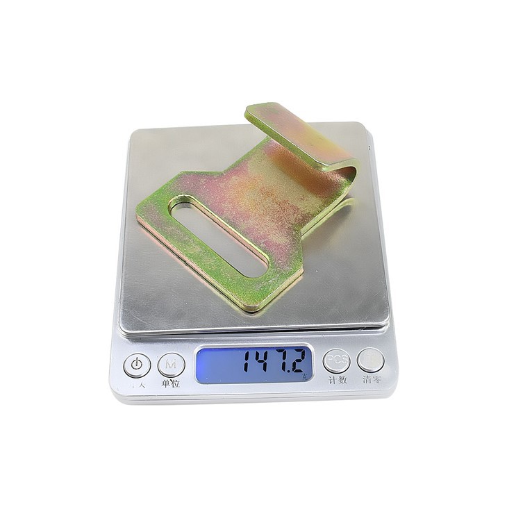 Heavy Duty 2 Inch 3T Metal J Winch Flat Hook For Lashing Strap