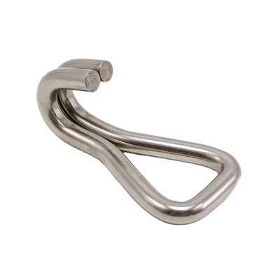 27mm 304 rustfritt stål metall dobbel J krok for skrallesurring